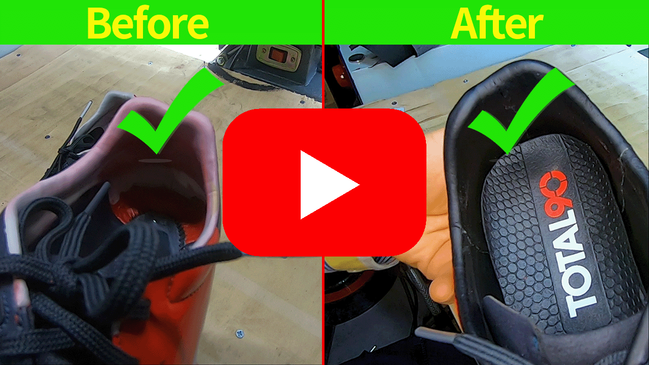 리앤양 뒷꿈치 안감 수선 유튜브 영상 2번