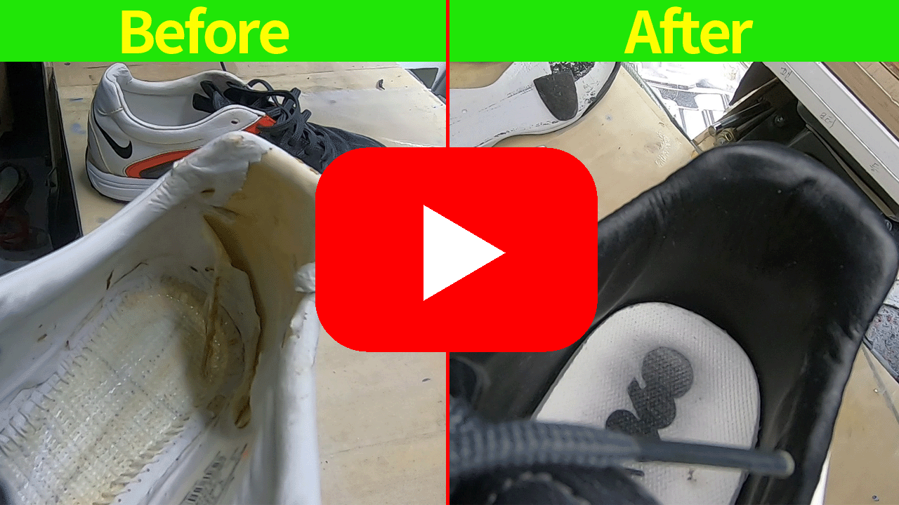 리앤양 뒷꿈치 안감 수선 유튜브 영상 3번